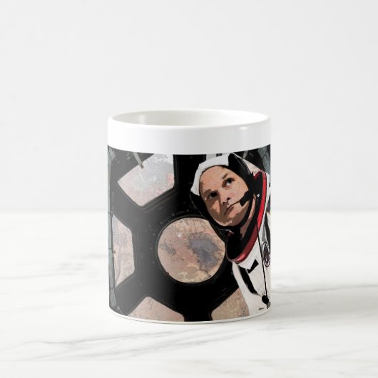 Fenster zur Welt Kaffeetasse (Mittel)