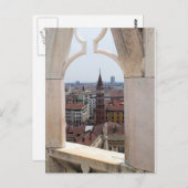 Fenster zur Weltpostkarte - (aus dem Mailänder Dom Postkarte (Vorne/Hinten)