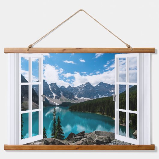 Fensteransicht Berge und Wandteppiche (Vorne)