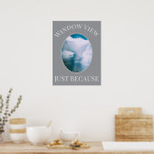 Fensteransicht Poster (Küche)