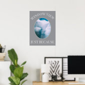 Fensteransicht Poster (Heimbüro)