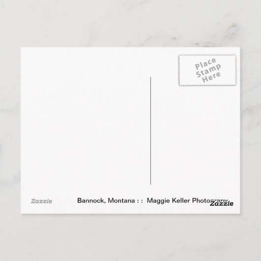 Fensteransicht Postkarte (Rückseite)