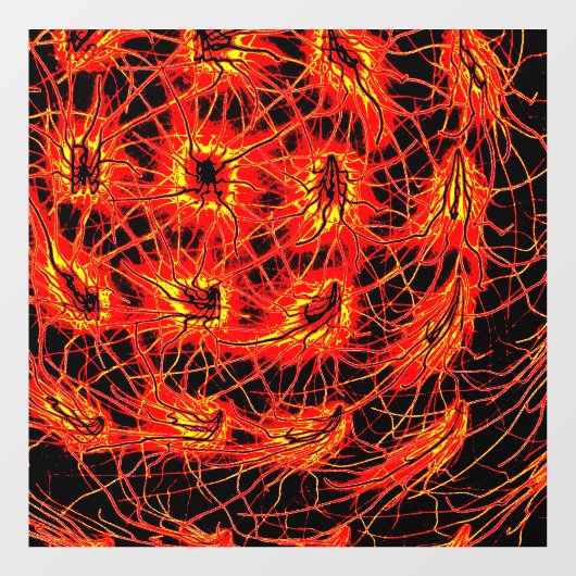 Fensteraufkleber (Blatt)