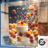 Fensteraufkleber (Café-Fenster)