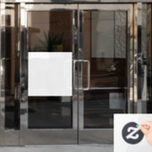 Fensteraufkleber (Büro Tür)