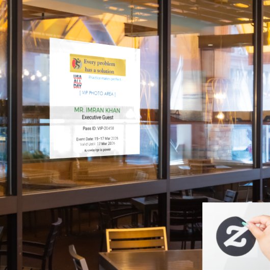 Fensteraufkleber | Firmenlogo | Maßgeschneidert (Restaurantfenster)