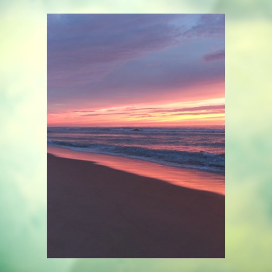 Fensteraufkleber Rosa & blau Sonnenuntergang (Blatt 3)