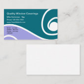 Fensterbehänge Visitenkarte (Vorne/Hinten)