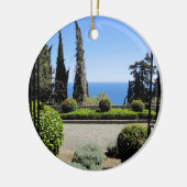 Fensterblick-Ornament Keramik Ornament (Links)