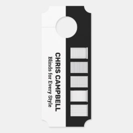 Fensterblindfarben mit benutzerdefinierter QR Türanhänger