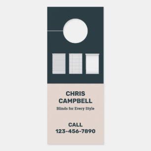 Fensterblindfarben mit benutzerdefinierter QR Türanhänger