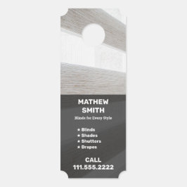 Fensterblinds einseitig türanhänger