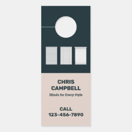 Fensterblinds einseitig türanhänger