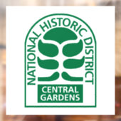 Fensterdekor der Zentralgärten Fensteraufkleber (Blatt 2)