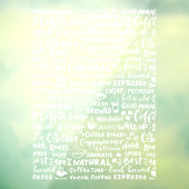 Fensterdekore in der Café-Bar, modern Fensteraufkleber (Blatt 3)