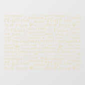 Fensterdekore in der Café, moderne Fensterverkleid Fensteraufkleber (Blatt)