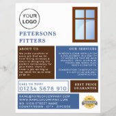 Fensterdesign, Fenster- und Türbeschlag Flyer (Vorne)