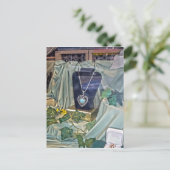 Fenstereinkauf Postkarte (Stehend Vorderseite)