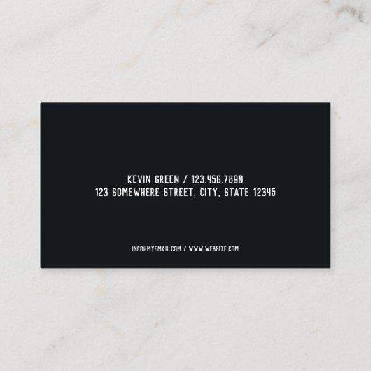 Fensterfarbe Visitenkarte (Rückseite)