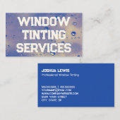 Fensterfarbe Visitenkarte (Vorne/Hinten)