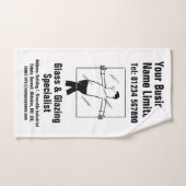 Fensterglas und glänzendes Design Handtuch (Handtuch)