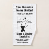 Fensterglas und glänzendes Design Handtuch (Handtuch)