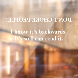 Fensterheber, 11 Zoll lang und 8 Zoll hoch Fensteraufkleber