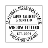 Fensterheber-Briefmarke Gummistempel (Prägung)