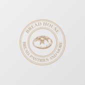 Fensterheber des Brotes Fensteraufkleber (Blatt)