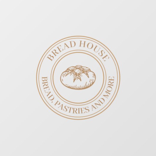 Fensterheber des Brotes Fensteraufkleber (Blatt)