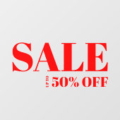 Fensterheber des modernen Speichers Fensteraufkleber (Blatt)