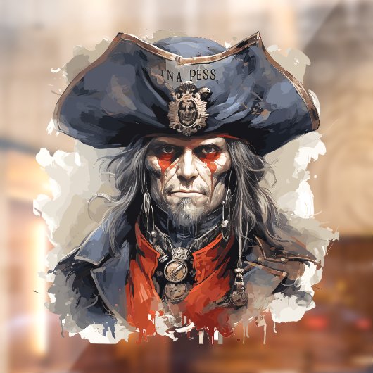 Fensterheber des Todes Pirate Fensteraufkleber (Blatt 2)