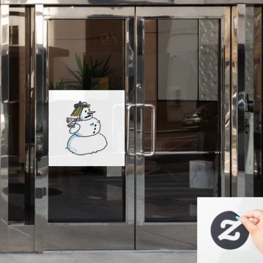 Fensterheber Fensteraufkleber (Büro Tür)