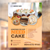 Fensterheber für Bäckereidienste Fensteraufkleber (Blatt 2)