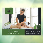 Fensterheber für benutzerdefinierte Massage Fensteraufkleber (Blatt 3)