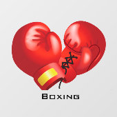 Fensterheber für Boxhandschuhe Fensteraufkleber (Blatt)