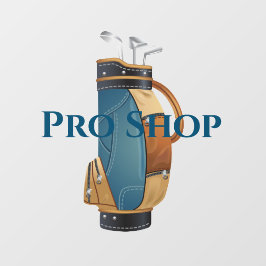 Fensterheber für das Design von Golf-Bag Fensteraufkleber