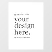 Fensterheber für das Hochladen des Designs 18" x 2 Fensteraufkleber (Blatt)