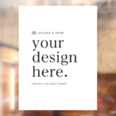 Fensterheber für das Hochladen des Designs 18" x 2 Fensteraufkleber (Blatt 2)