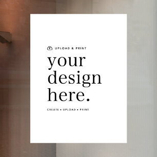 Fensterheber für das Hochladen des Designs 18" x 2 Fensteraufkleber