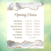 Fensterheber für das Öffnen von weißem Gate Fensteraufkleber (Blatt 3)