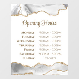 Fensterheber für das Öffnen von weißem Gate Fensteraufkleber