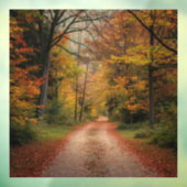 Fensterheber für den Herbst Fensteraufkleber (Blatt 3)