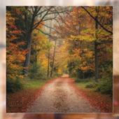 Fensterheber für den Herbst Fensteraufkleber (Blatt 2)