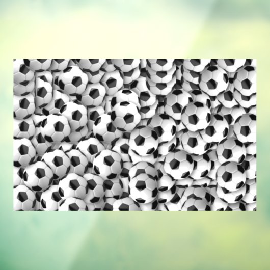 Fensterheber für Fußballbälle Fensteraufkleber (Blatt 3)