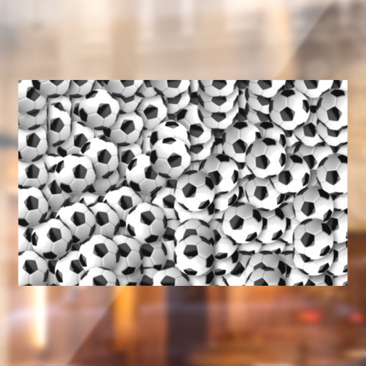 Fensterheber für Fußballbälle Fensteraufkleber (Blatt 2)