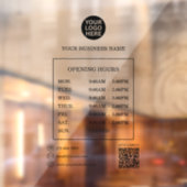 Fensterheber für Geschäftszeiten Fensteraufkleber (Blatt 2)