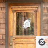 Fensterheber für Grünflächen und Bögen Fensteraufkleber (Haustür)