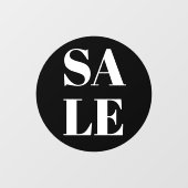 Fensterheber für moderne Schaufenster Fensteraufkleber (Blatt)