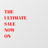 Fensterheber für moderne Schaufenster Fensteraufkleber (Blatt)